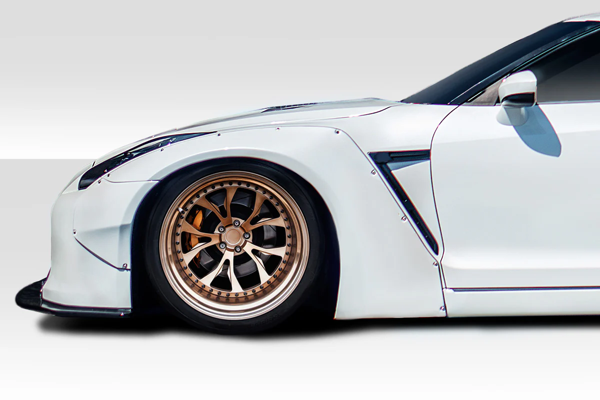 Nissan GT-R R35 (2009-2016) LBW Wide Body Kit (8-Piece) - Image 2