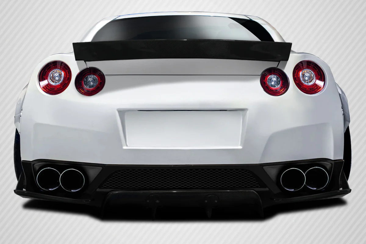 Nissan GT-R R35 (2009-2021) Carbon Fiber LBW Rear Wing Spoiler - Image 5