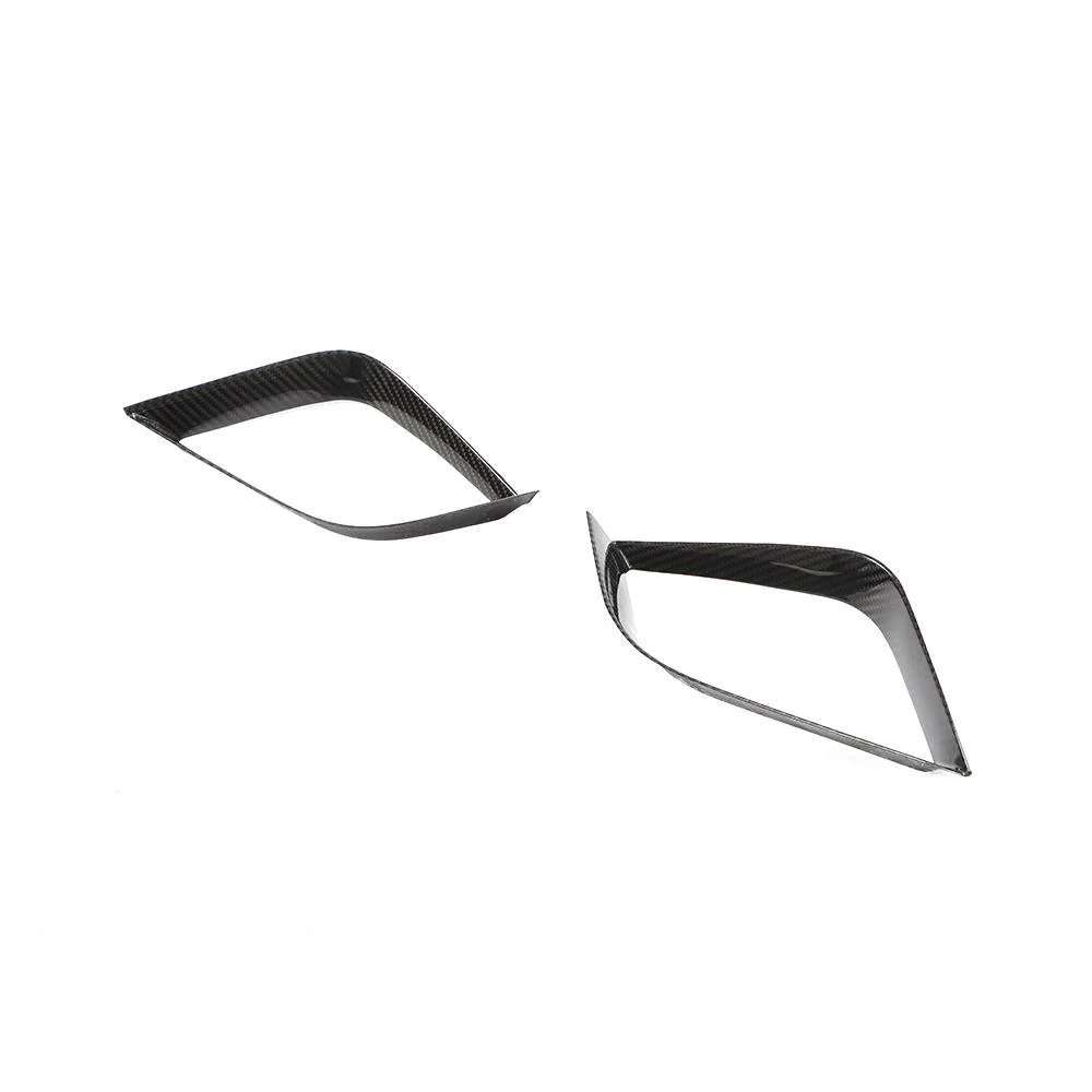 Porsche 911 GTS (2017) Carbon Fiber Front Bumper Vent Trims - Image 2
