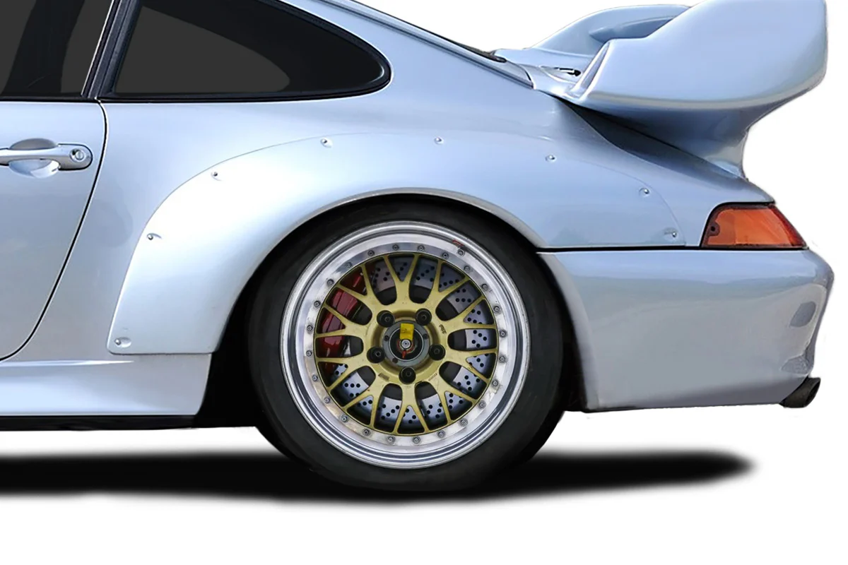 Porsche 911 Turbo 993 GT2 Look Front and Rear Fender Flares - Image 2