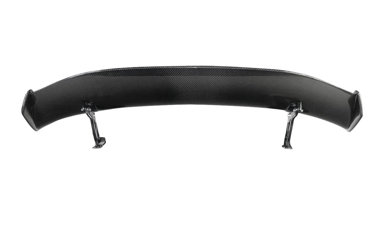 Porsche Cayman 718 (2014-2023) Carbon Fiber GT4 Look Rear Wing Spoiler - Image 7