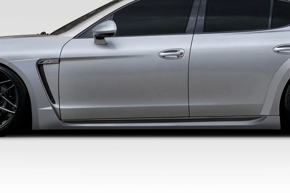 Porsche Panamera (2010-2013) Aiming Side Skirt Rocker Panels - Image 4