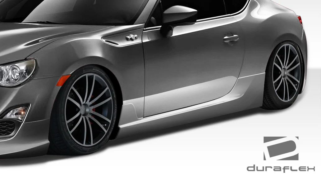 Scion FR-S / Toyota 86 / Subaru BRZ (2013-2020) X-5 Side Skirts Rocker Panels - Image 5