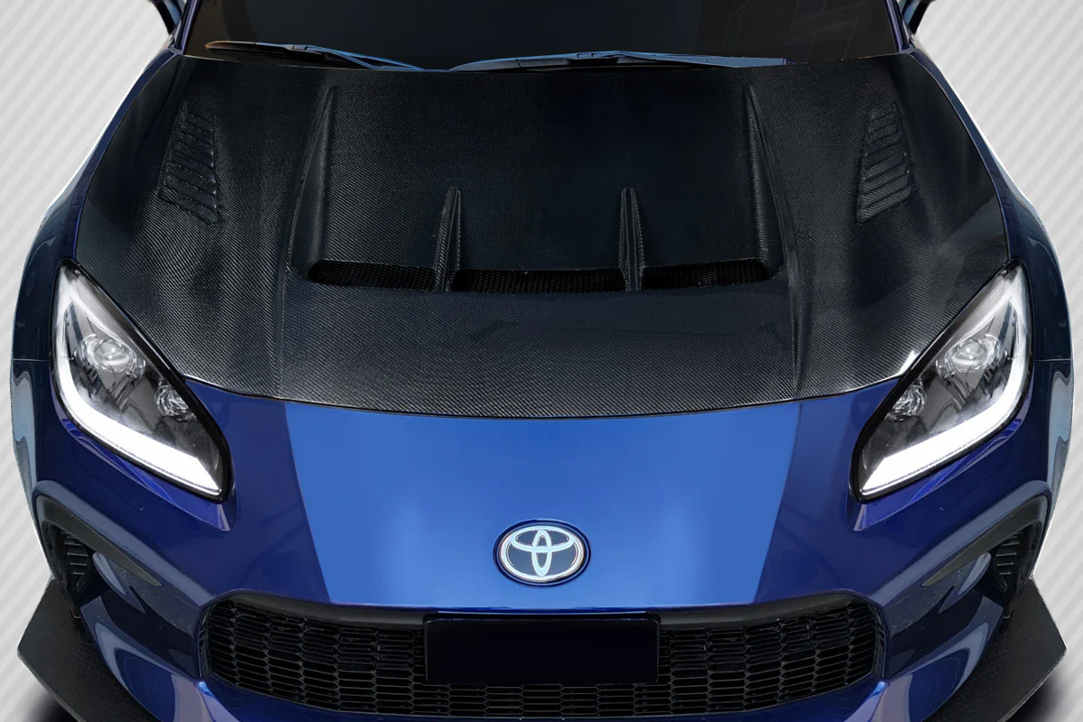 Subaru BRZ / Toyota 86 Carbon Fiber GT Competition Hood - Image 5