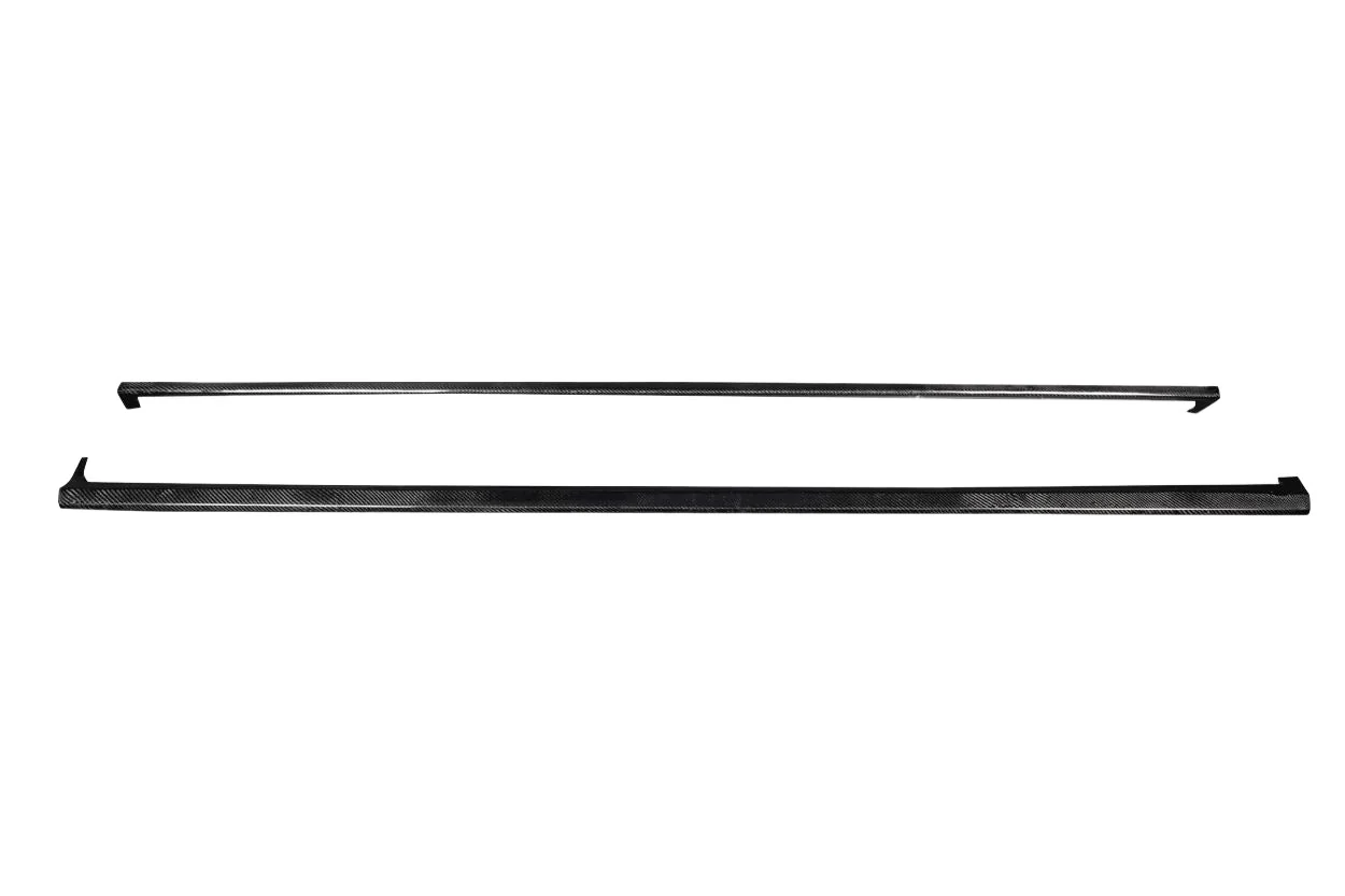 Subaru Impreza WRX (2008-2010) Carbon Fiber Ghost Side Skirt Rocker Panel Splitters - Image 3