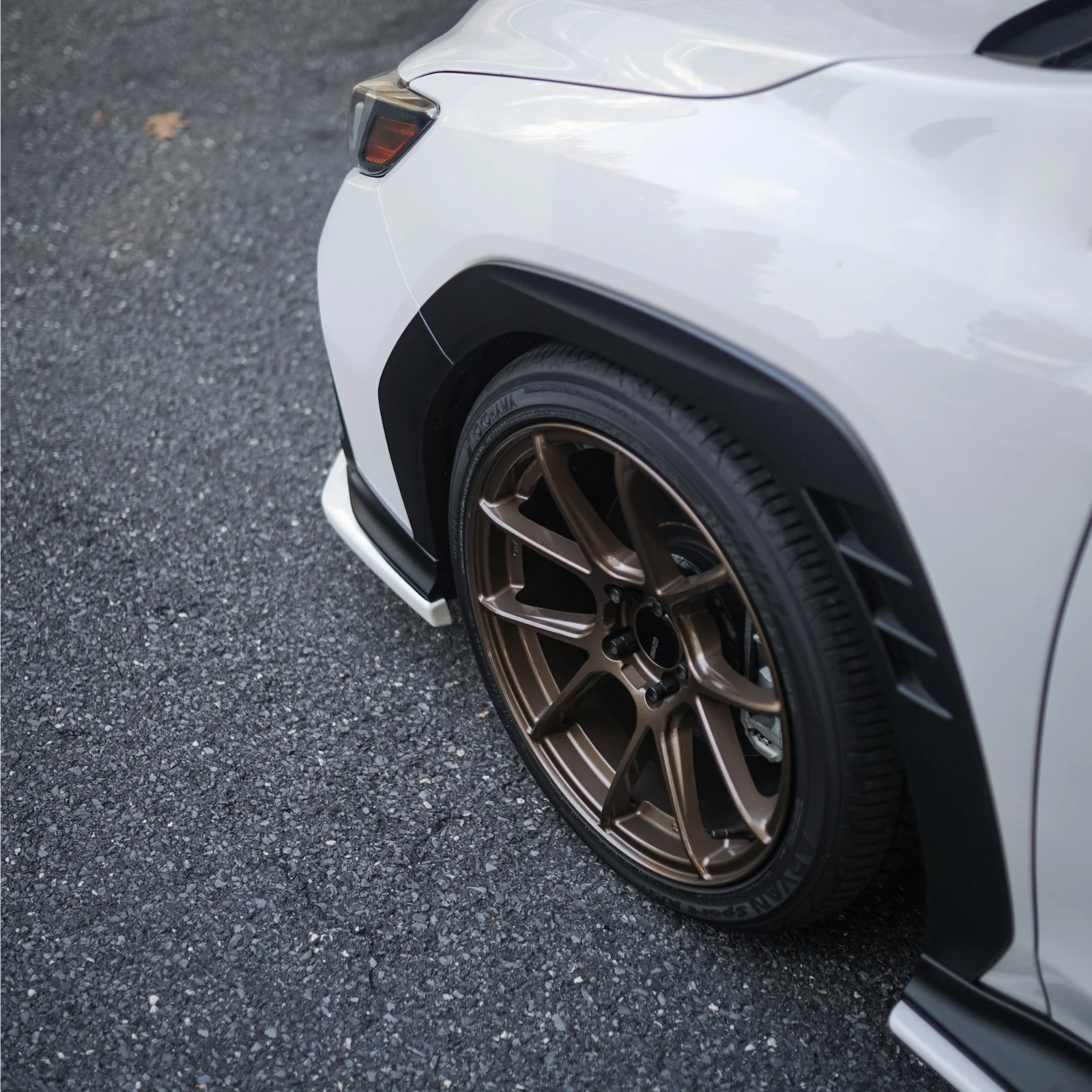Subaru WRX (2022-2024) 3-Piece Front Lip OE+ Style Paint Matched - Image 3
