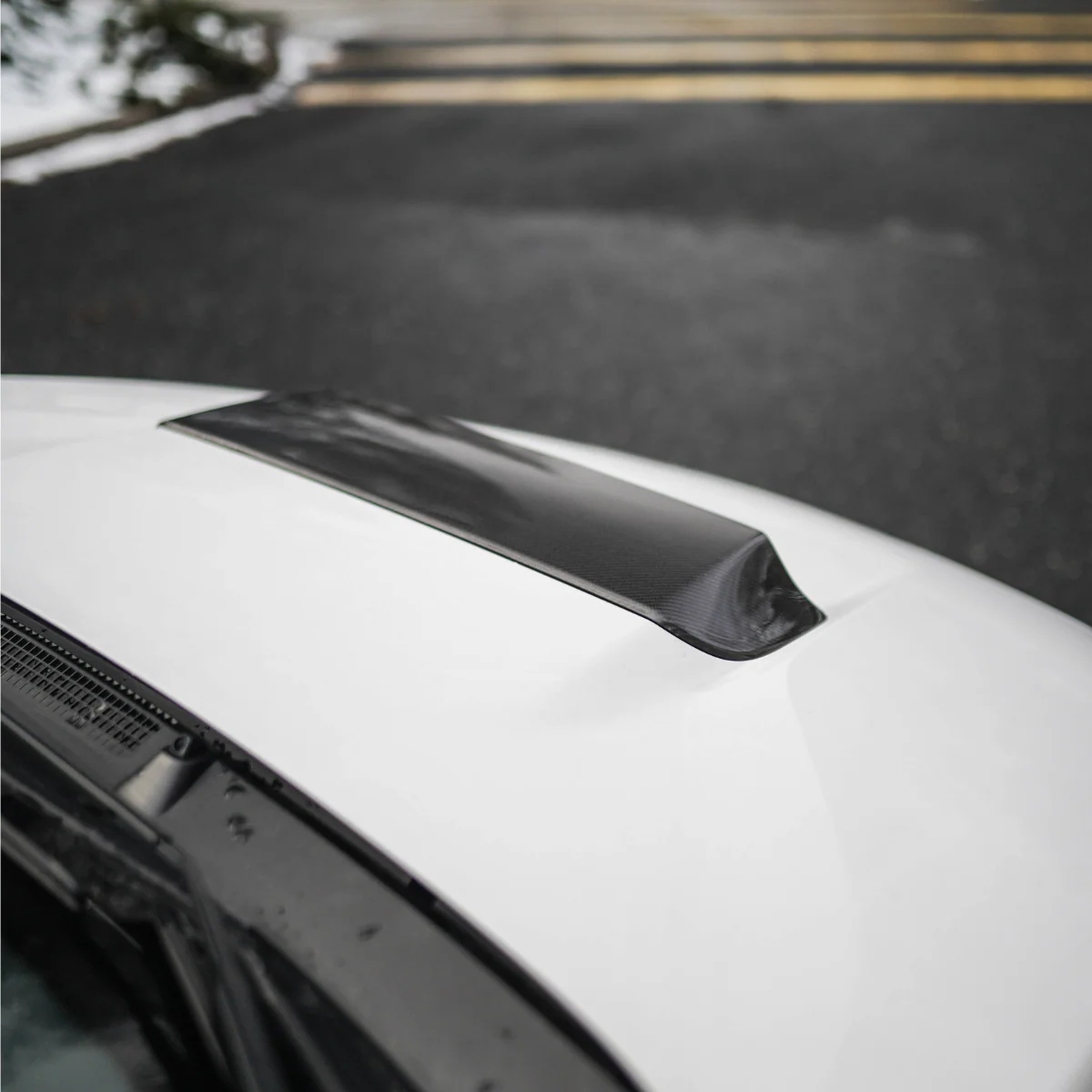 Subaru WRX (2022-2024) Carbon Fiber Hood Scoop (OE+/Bulge Style) - Image 3