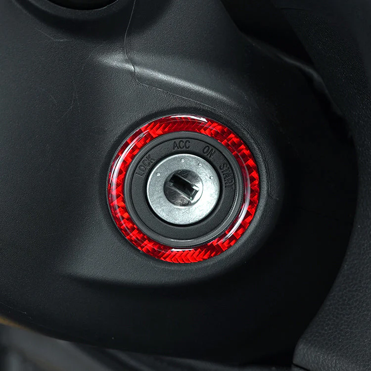Subaru WRX (2022-2025) P&S Series Carbon Fiber Ignition Keyhole Frame Cover - Image 5