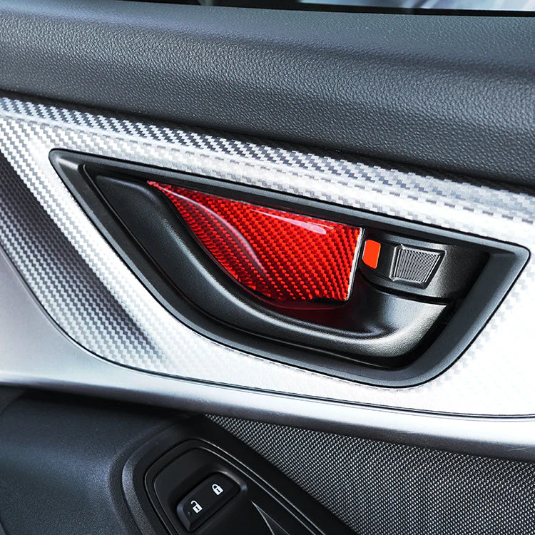 Subaru WRX (2022-2025) P&S Series Carbon Fiber Interior Door Bowl Trim - Image 5