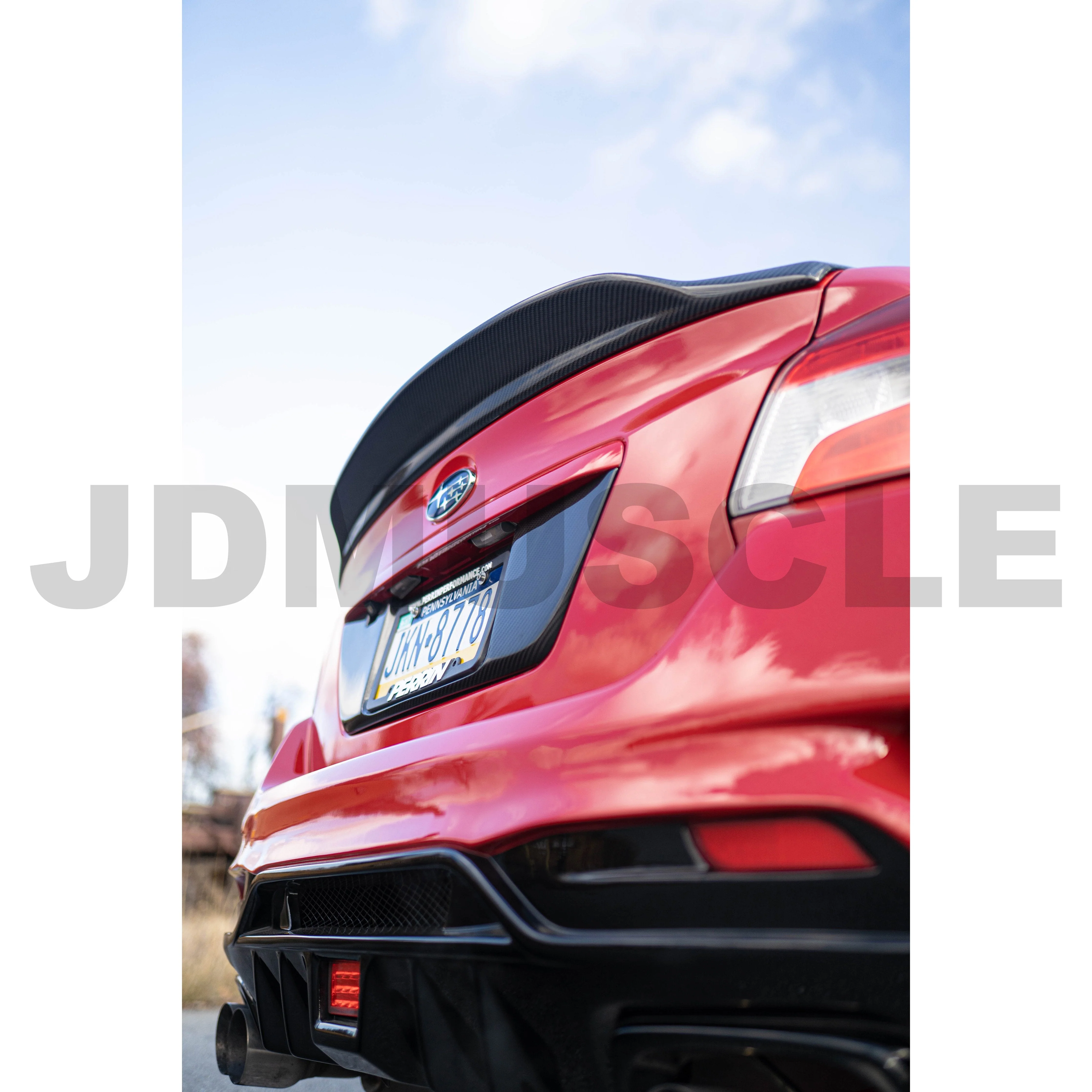 Subaru WRX STI (2015-2021) Carbon Fiber Trunk Duck Bill V3 - Image 6