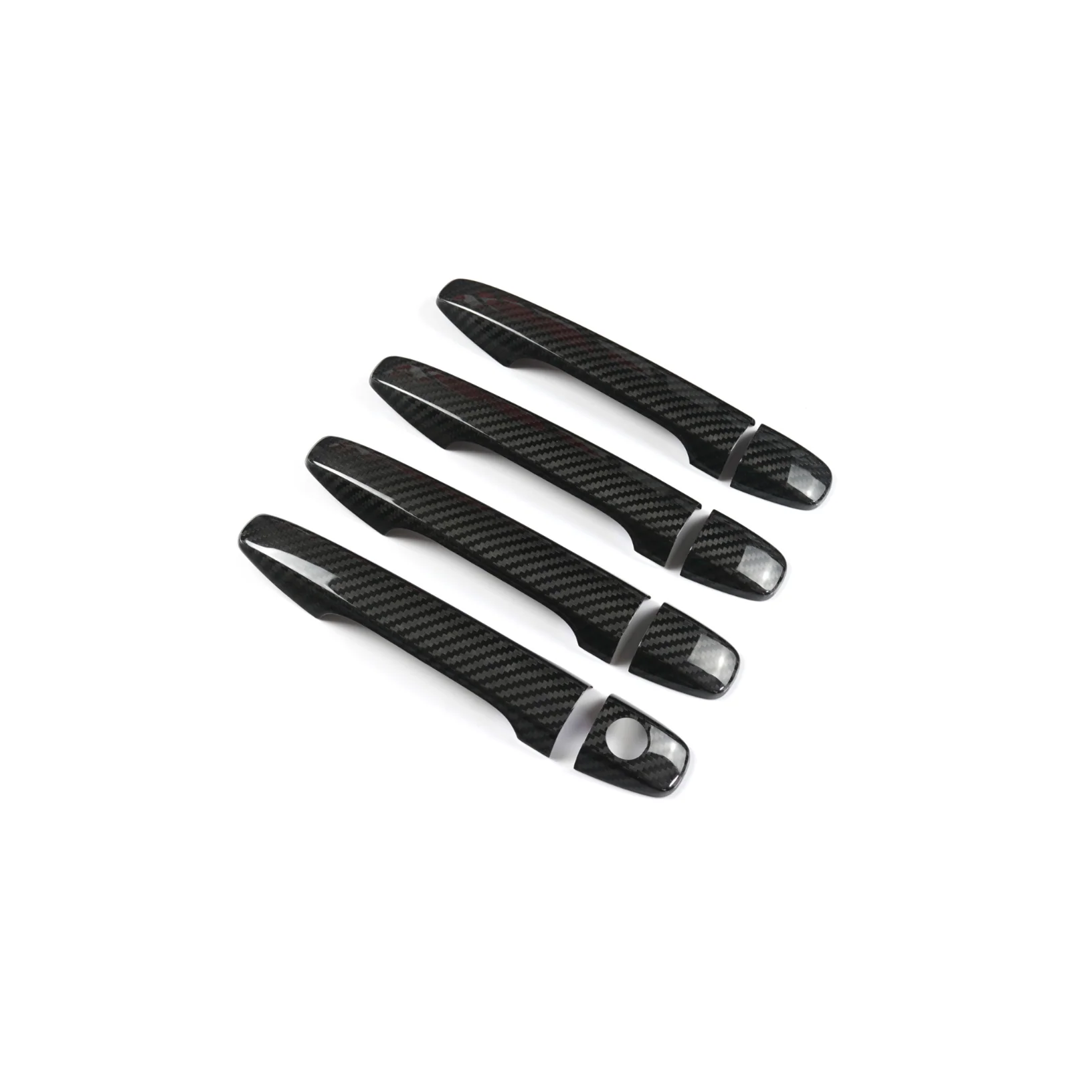 Subaru WRX STI (2015-2021) Tanso Dry Carbon Fiber Door Handle Covers (Gloss Finish)