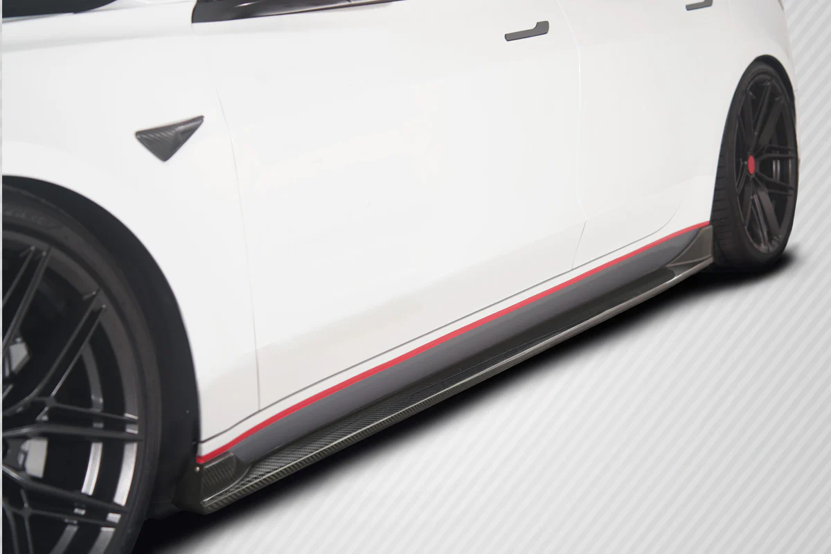 Tesla Model 3 (2018-2023) Carbon Fiber GT Concept Body Kit (4-Piece) - Image 6