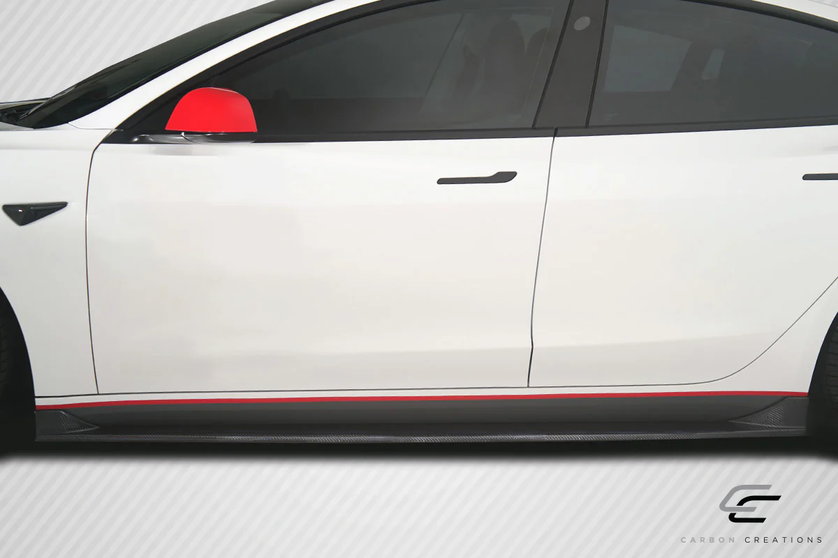 Tesla Model 3 (2018-2023) Carbon Fiber GT Concept Body Kit (4-Piece) - Image 7