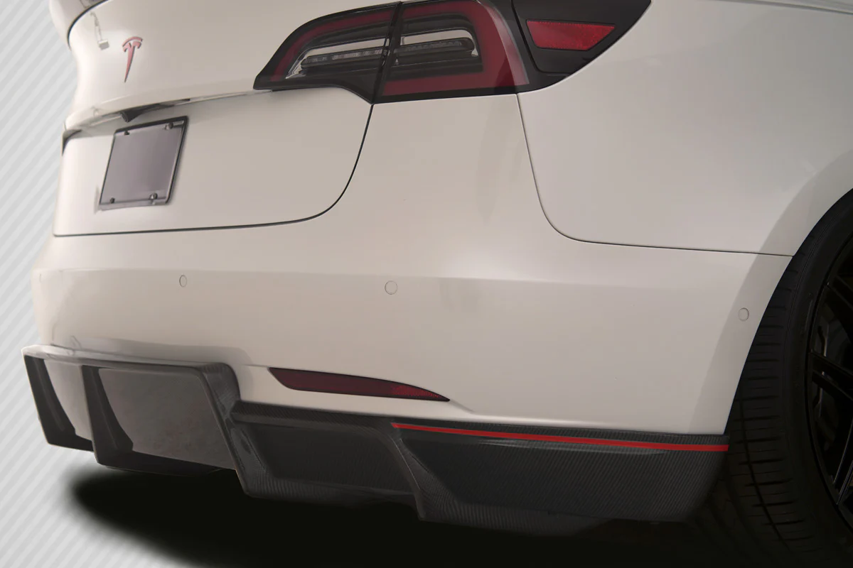 Tesla Model 3 (2018-2023) Carbon Fiber GT Concept Body Kit (5-Piece) - Image 9