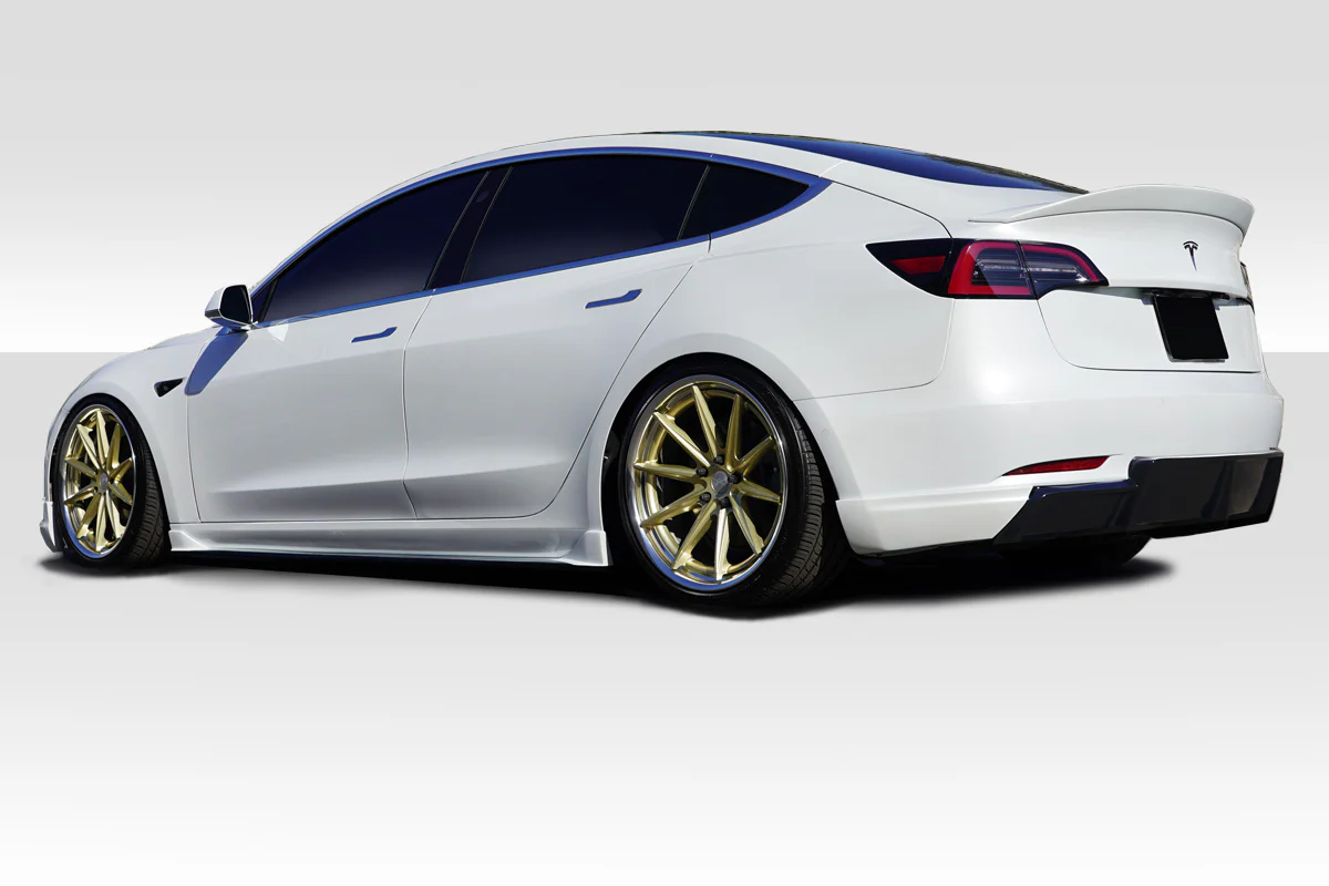 Tesla Model 3 (2018-2023) GT Concept Rear Diffuser - Image 4