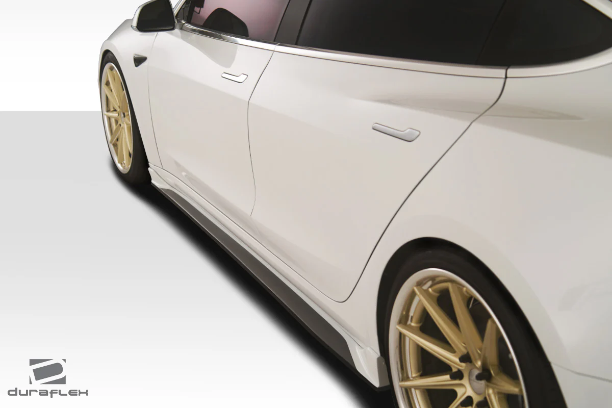 Tesla Model 3 (2018-2023) GT Concept Side Skirt Rocker Panels - Image 9