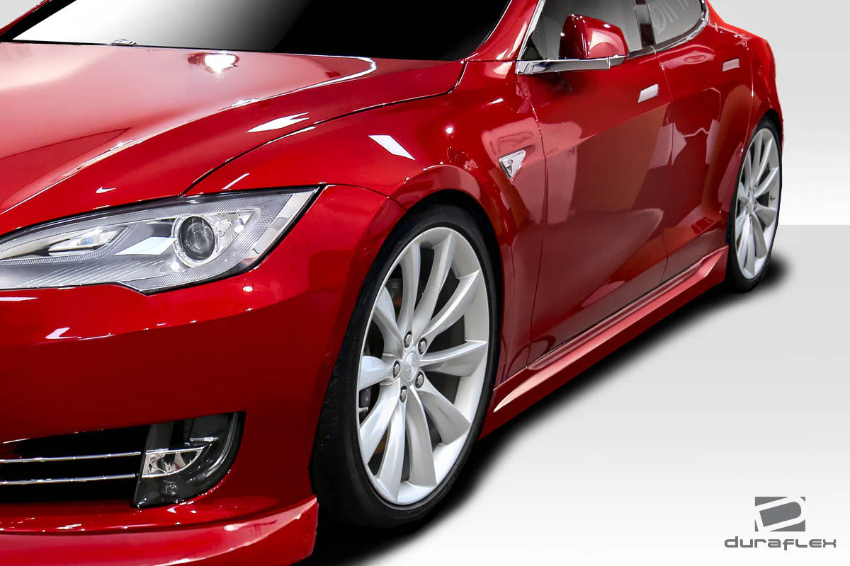 Tesla Model S (2012-2023) UTech Side Skirts - Image 5