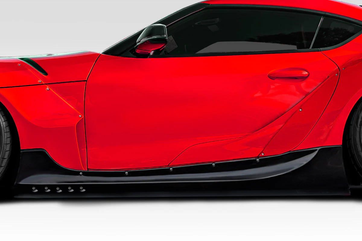 Toyota Supra A90 Goblin Side Skirt Rocker Panels - Image 4