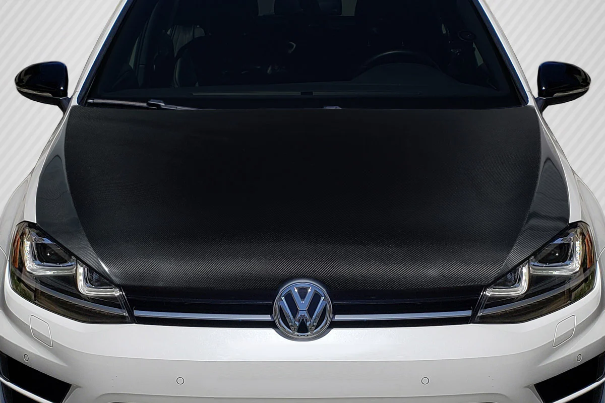 Volkswagen Golf GTI (2015-2021) Carbon Fiber OEM Look Hood - Image 5