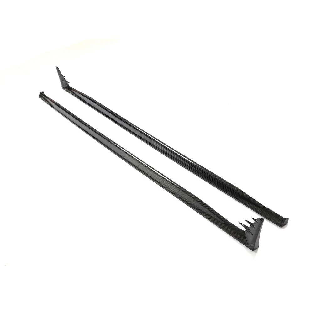 Volkswagen Golf GTi MK8 Carbon Fiber Side Skirts - Image 4