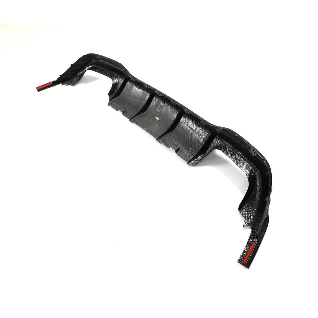 Volkswagen Golf R MK8 Dry Carbon Fiber Rear Diffuser - Image 8